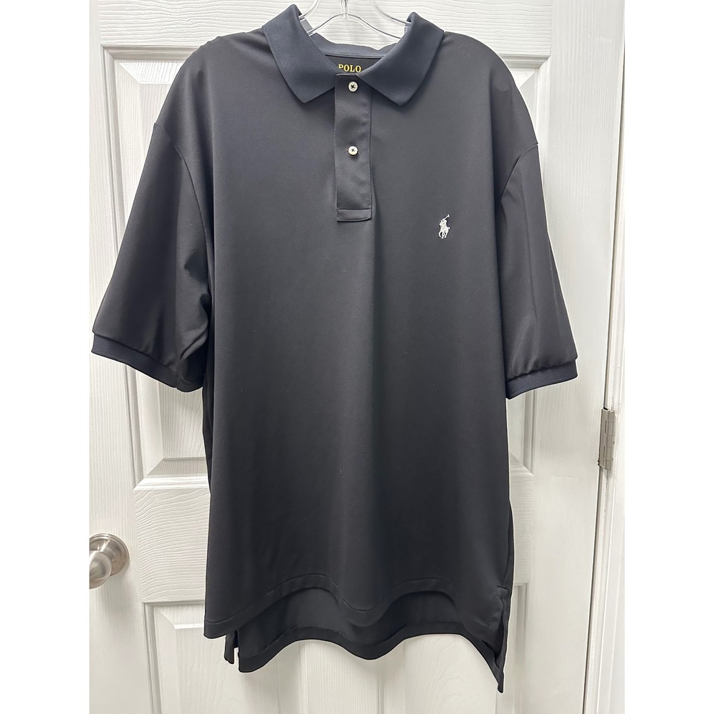 Men's Polo Ralph Lauren Performance‎ XLT Black White Pony